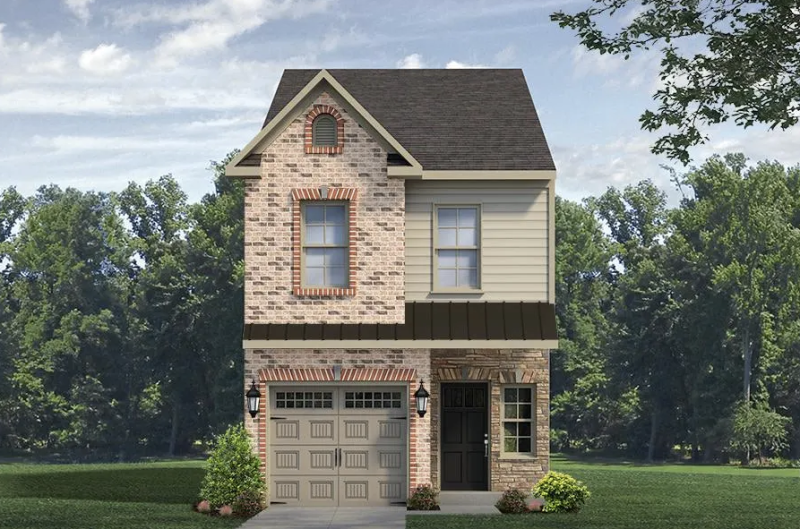 Bermuda - 2 Story Townhouse Plans in NC
