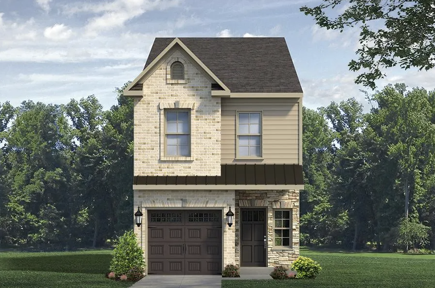 Bermuda - 2 Story Townhouse Plans in NC