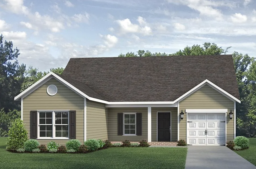 Taylor A - - Single Story House Plans in NC