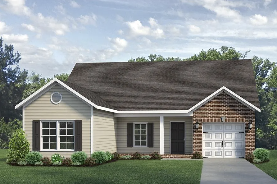 Taylor B - Single Story House Plans in NC