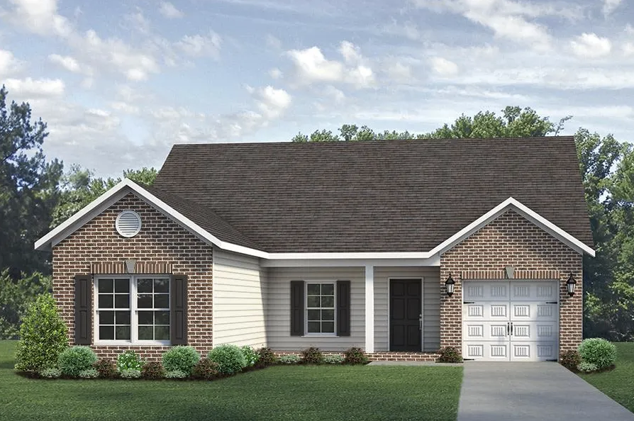 Taylor C - Single Story House Plans in NC