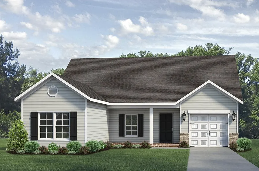 Taylor D - Single Story House Plans in NC
